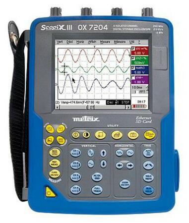 OX 7202, OX 7204  - Nový 2 kanálový a 4 kanálový  prenosný osciloskop so šírkou pásma 200 MHz