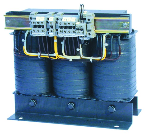 Konštrukcia oddeľovacích transformátorov DS0107, séria STANDARD