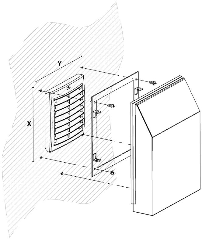 Montáž krytu ventilace
