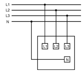 Připojovací diagram přístroje FQ 3207 a FQ 3307