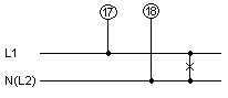 Schéma připojení VQ (střídavé napětí)