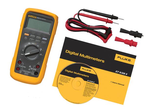 Fluke 27 II - Vysoko odolný TRMS dig. multimeter s príslušenstvom