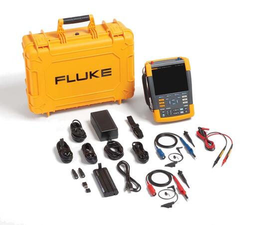 Fluke 190-502-III/S - prenosný batériový osciloskop Scopemeter s príslušenstvom