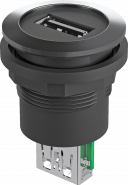 USB Jack RONTRON-RJ-stainless steel