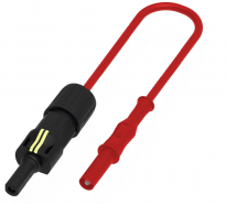 PVF2317- 100cm, červený Merací vodič - PV