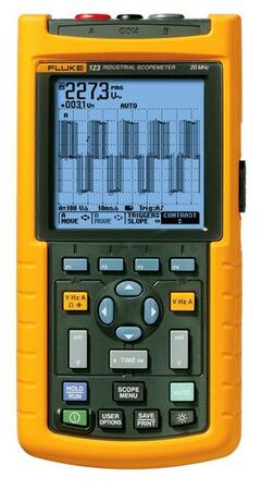 Fluke 123 - Scopemeter (prenosný batériový osciloskop)
