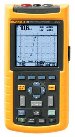 Fluke 124 - Scopemeter (prenosný batériový osciloskop)