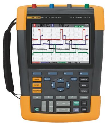 Fluke 190-104 - Scopemeter (prenosný batériový osciloskop)