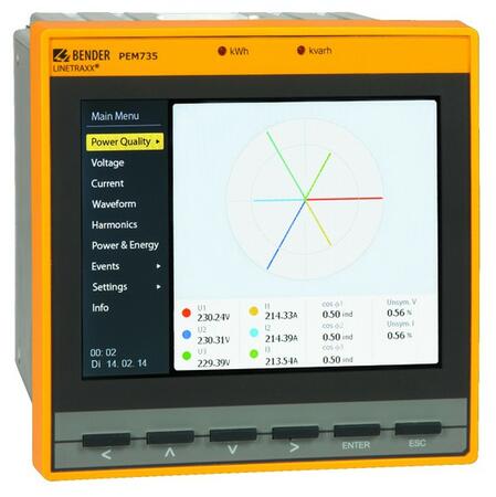 PEM735 - Multimeter a analyzátor kvality siete