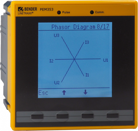 PEM353-P - Digitálny panelový multimeter a analyzátor siete - #6
