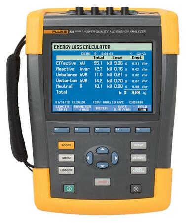 Fluke 435 - Trojfázový analyzátor kvality elektrickej energie