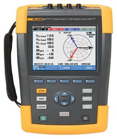 Fluke 437 - Trojfázový analyzátor kvality elektrickej energie