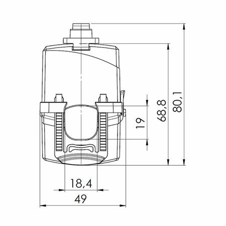 KBR 18L - Merací transformátor prúdu s rozoberateľným jadrom, na izolovaný kábel - #1