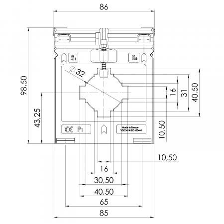 SASK 541.4 - Istiaci transformátor prúdu - #1