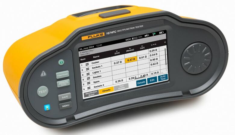 Fluke 1674 FC - Multifunkční tester elektrických inštalácií