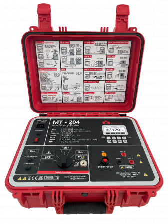 MT-204 - Tester elektrických častí strojových zariadení