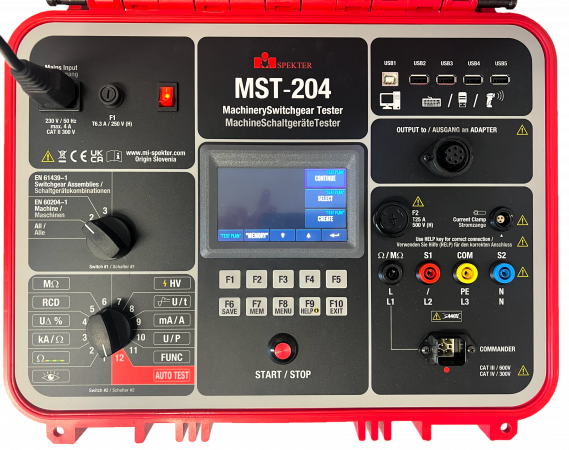 MST-204 - Tester elektrických častí strojových zariadení - #1