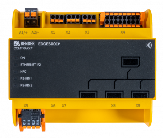 EDGE500IP - Monitor stavu s funkciou prevodníka rozhrania pre integráciu a poskytovanie údajov zariadenia Bender